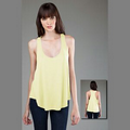 MOCO Eco-Hybrid Micro Jersey Racerback Drapey Tank